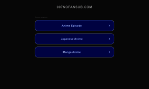 007nofansub.com thumbnail