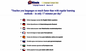 17-minute-languages.com thumbnail