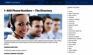 1800phonenumbers.org thumbnail