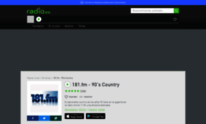 181fm90scountry.radio.es thumbnail