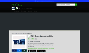 181fmawesome80s.radio.es thumbnail