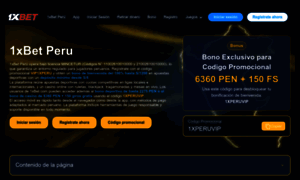 1xbetperu.pe thumbnail