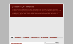 2018eleccionesmexico.blogspot.com thumbnail