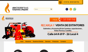 Abastecedoracolombianadeextintores.com thumbnail