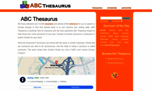 Abcthesaurus.com thumbnail