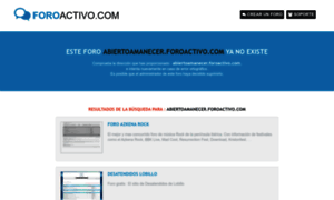 Abiertoamanecer.foroactivo.com thumbnail