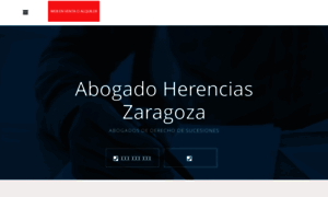 Abogadoherenciaszaragoza.com thumbnail