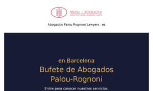 Abogadospalourognonilawyers.es thumbnail