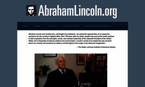 Abrahamlincoln.org thumbnail