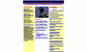Abrahamlincolnonline.org thumbnail