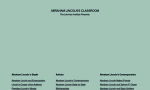 Abrahamlincolnsclassroom.org thumbnail