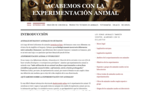 Acabemosconlaexperimentacionanimal.com thumbnail