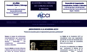 Academiacolombianadecomunicacioneimagen.com thumbnail