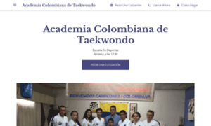 Academiacolombianadetaekwondo.com thumbnail