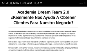 Academiadreamteam.bonocb.com thumbnail