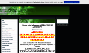 Academiamilitardevenezuela.es.tl thumbnail