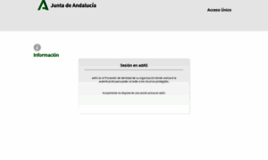 Accesounico.andaluciaesdigital.es thumbnail
