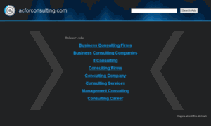 Acforconsulting.com thumbnail