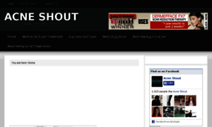 Acneshout.com thumbnail