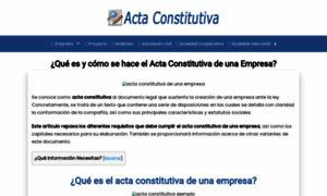 Actaconstitutiva.com.mx thumbnail