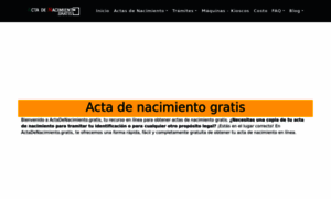 Actadenacimiento.gratis thumbnail
