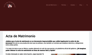 Actasdematrimonio.com.mx thumbnail