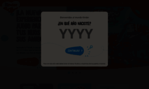 Activateconkinderchocolate.es thumbnail