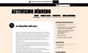 Activismohibrido.wordpress.com thumbnail