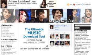 Adamlambert.es thumbnail