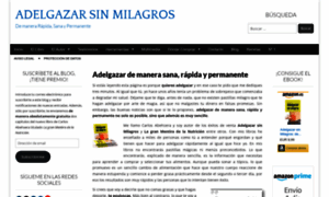 Adelgazarsinmilagros.com thumbnail