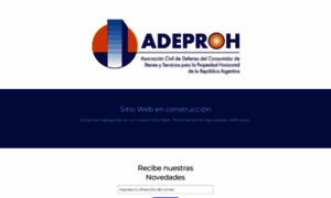 Adeproh.org.ar thumbnail