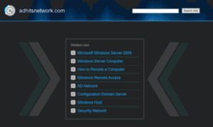 Adhitsnetwork.com thumbnail
