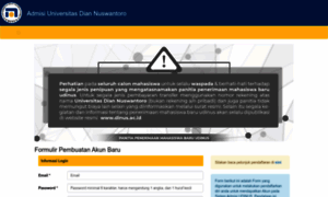 Admisi.dinus.ac.id thumbnail