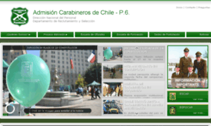 Admision.carabineros.cl thumbnail