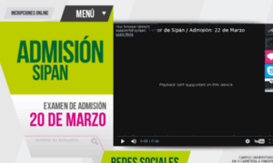 Admisionsipan.edu.pe thumbnail