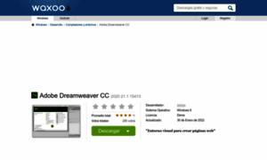 Adobe-dreamweaver.waxoo.com thumbnail