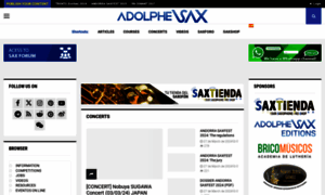 Adolphesax.com thumbnail