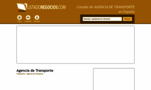 Agencia-de-transporte.listadonegocios.com thumbnail