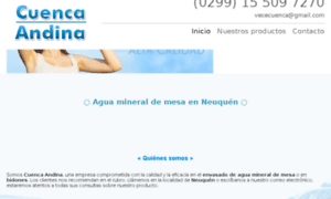 Aguamineralcuencaandina.com thumbnail