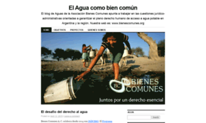 Aguas.bienescomunes.org thumbnail