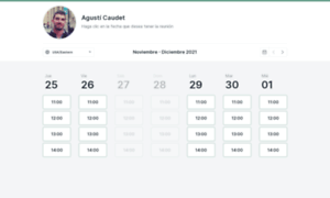 Agusticaudet.youcanbook.me thumbnail