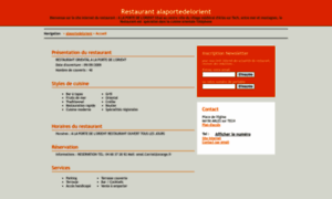Alaportedelorient.crearesto.fr thumbnail