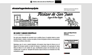 Alcazarlugardedonquijote.wordpress.com thumbnail