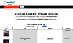 Alejandrofernandez.download-ringtone.com thumbnail