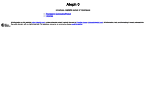 Aleph0.com thumbnail