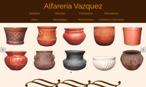 Alfareriavazquez.com.mx thumbnail