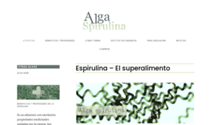 Algaespirulina.net thumbnail