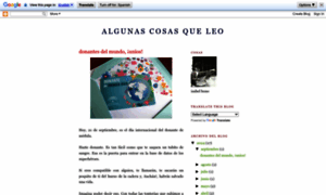 Algunascosasqueleo.blogspot.com.es thumbnail