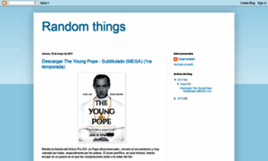Algunascosasrandom.blogspot.com thumbnail