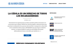 Alianzacivicanicaragua.com thumbnail